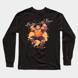 bear at gym Long Sleeve T-Shirt